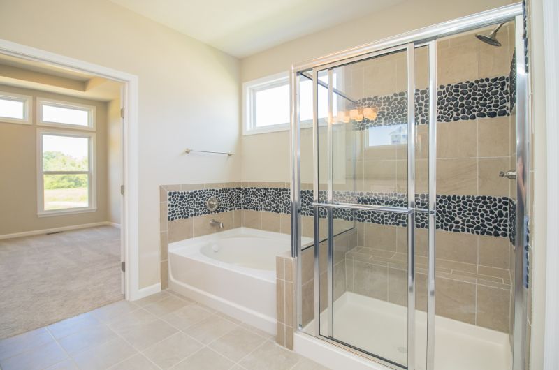 Tile and Glass Shower